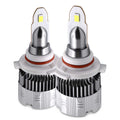 Two 9005 z7 headlight bulbs on a white background