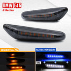 2 PCS - BMW E46 LED Side Marker Turn Signal Lights