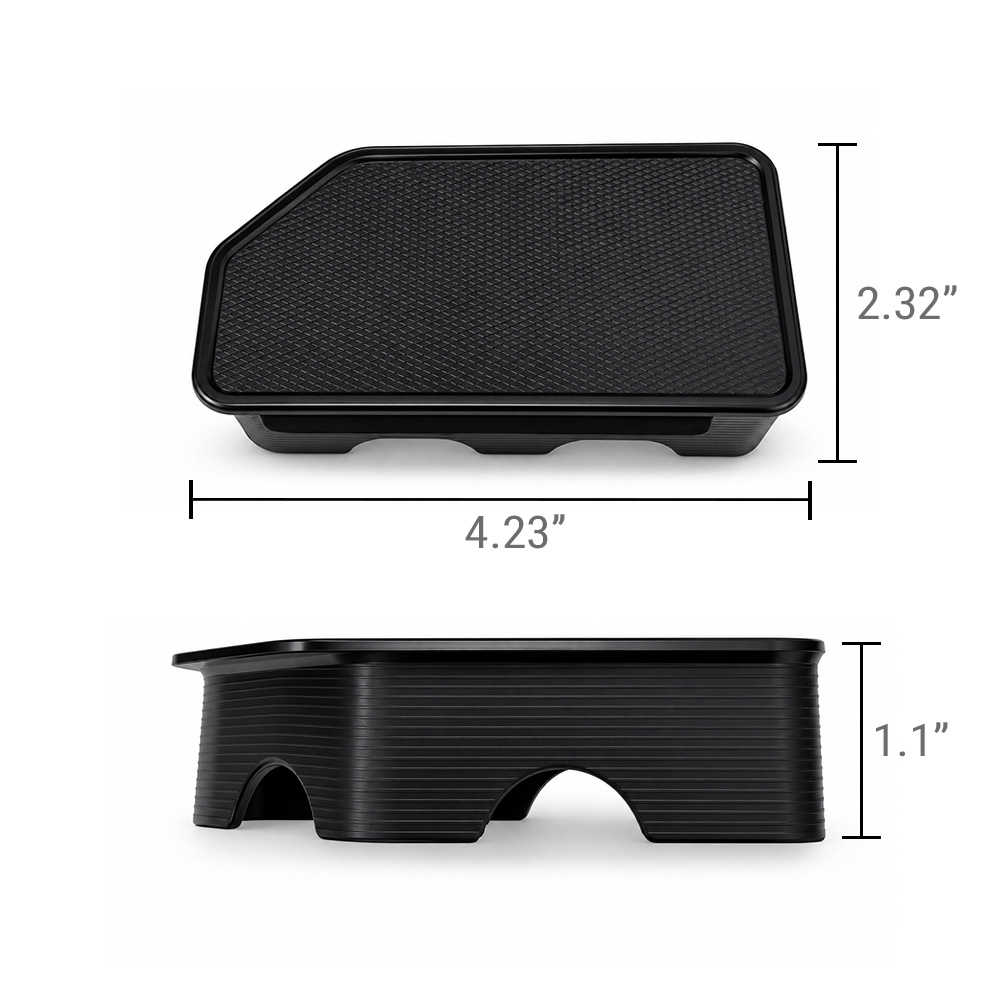 Stake Pocket Covers Caps Truck Bed Rail Protection Black 2 pcs