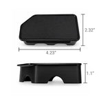 Stake Pocket Covers Caps Truck Bed Rail Protection Black 2 pcs