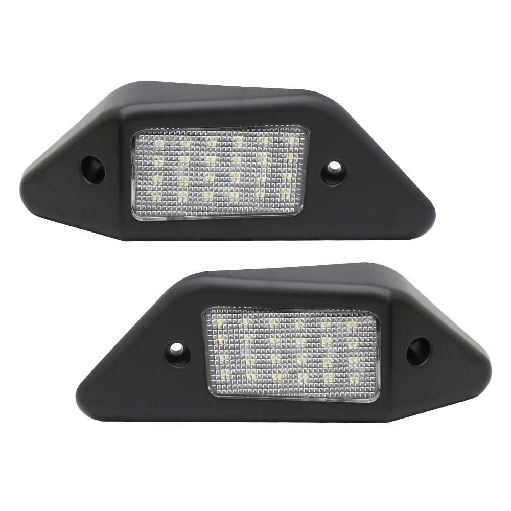 LED side marker lights for trucks and SUVs, durable black housing with bright illumination