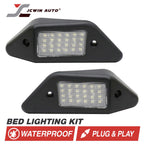 Waterproof LED bed lighting kit for trucks, plug-and-play installation