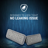 Waterproof LED lights for trucks, no leaking issue, designed to lock tight