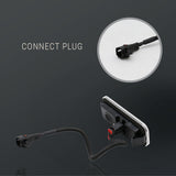 Connect plug for automotive LED light wiring harness, compatible with Ford F-150, Ram 1500, Tacoma