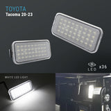 White LED light for Toyota Tacoma 20-23, 36 LEDs, bright illumination, truck interior lighting
