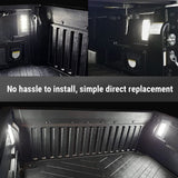 LED truck bed lights for Ford F-150, Ram 1500, Tacoma, Tundra, Silverado, easy install