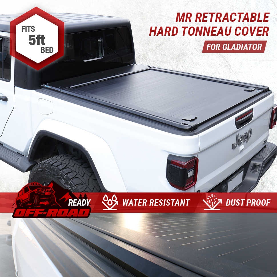 Jeep Gladiator MR PRO Retractable Aluminum Tonneau Cover