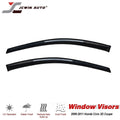 Smoke Window Visor Sun Shade Vent For Honda Civic 2006-2011