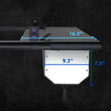 detailed dimension size on mb retractable tonneau cover's canister