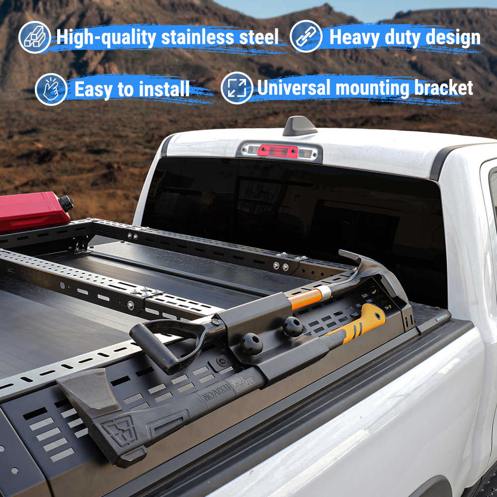 Universal Fit Ladder Rack for Truck Bed w/o Cover