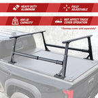R1L Heavy Duty Aluminum Ladder Rack for Retractable PRO Series Truck Bed Cover (for 6ft - 6.8ft Bed)
