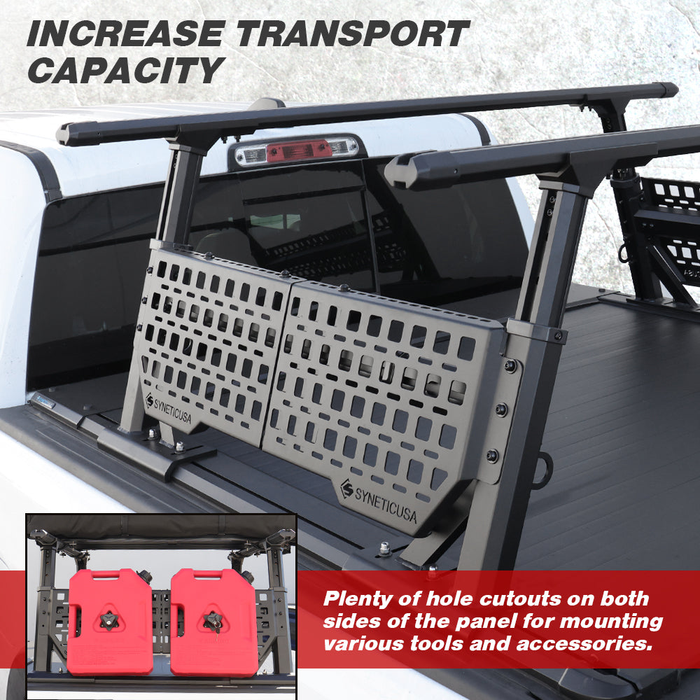 R1L Heavy Duty Aluminum Ladder Rack for Retractable PRO Series Truck Bed Cover (for 6ft - 6.8ft Bed)