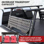 R1L Heavy Duty Aluminum Ladder Rack for Retractable PRO Series Truck Bed Cover (for 6ft - 6.8ft Bed)