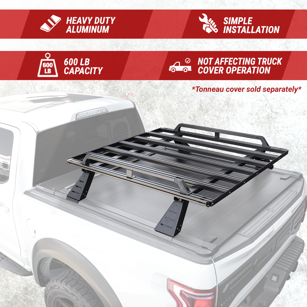 R2 Heavy Duty Aluminum Luggage Rack w/ T-Slot Channels