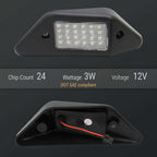 3W 12V LED truck marker light with 24 chips, DOT SAE compliant, for Toyota Tacoma 2016-2019 and Tundra 2014-2020