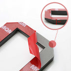 Black automotive trim with 3M adhesive backing, 0.3-inch thick, for truck and SUV styling