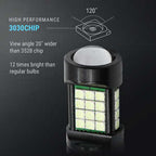 Car light bulb with technical details on a black background