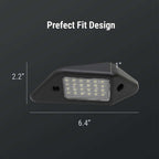 LED side marker light with perfect fit design, 6.4" x 2.2" for Toyota Tacoma 2016-2019 and Tundra 2014-2020