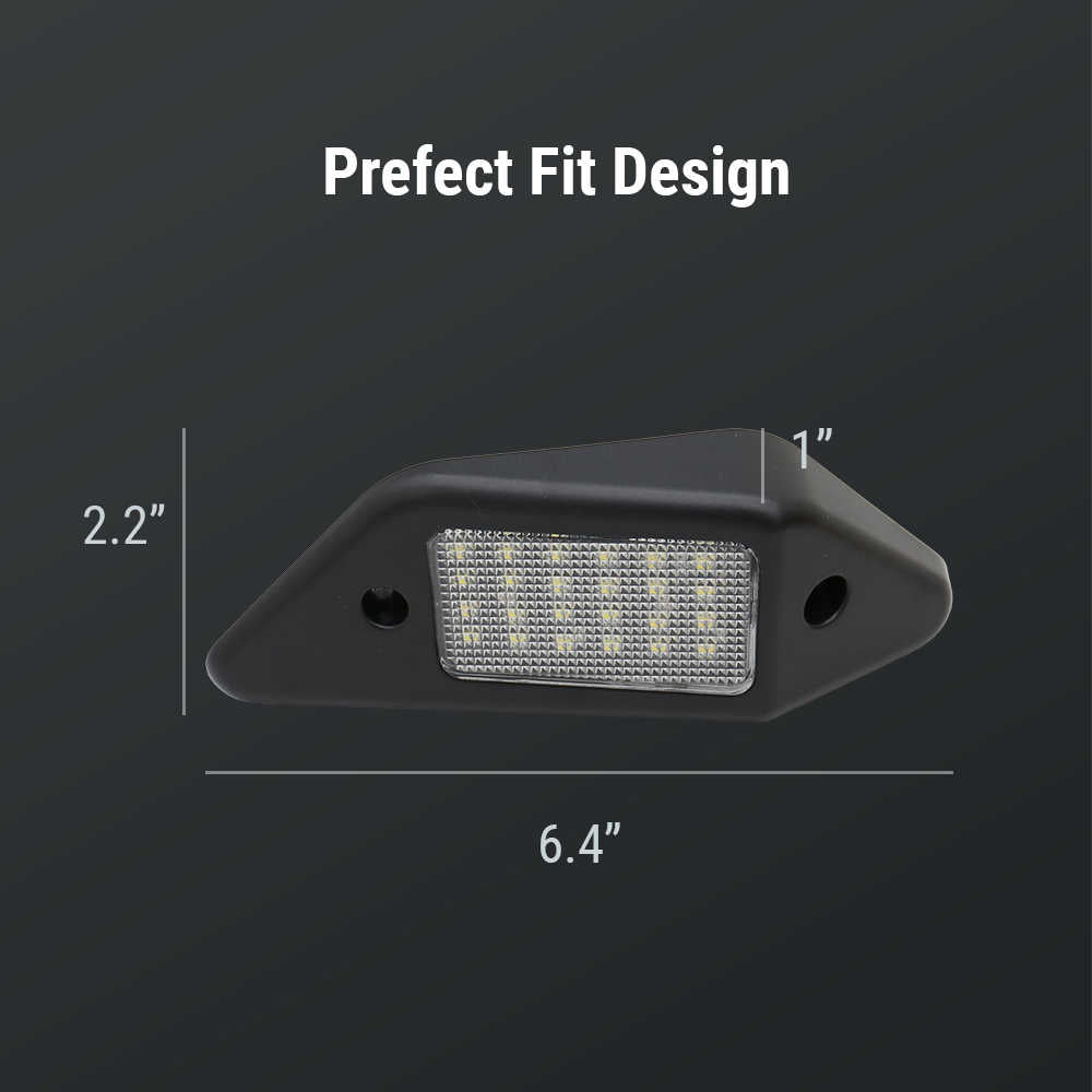 LED side marker light with perfect fit design, 6.4" x 2.2" for Toyota Tacoma 2016-2019 and Tundra 2014-2020