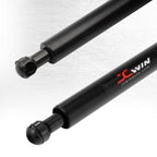 Two black automotive power window/lock stalks with the JCWIN logo printed on one of them, set against a light gray textured background.