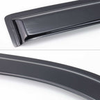 Two views of a car roof spoiler on a white background