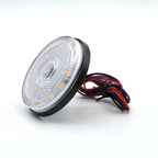 2 PCS - LED Side Marker Warning Lights Red-Amber Dual Color