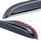 Car spoiler with red accent on a white background