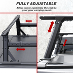 R1S Heavy Duty Aluminum Ladder Rack for Retractable PRO Series Truck Bed Cover