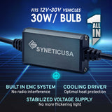 SYNETIC USA vehicle component with features highlighted on a blue background