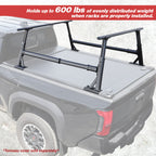 R1L Heavy Duty Aluminum Ladder Rack for Retractable PRO Series Truck Bed Cover (for 6ft - 6.8ft Bed)