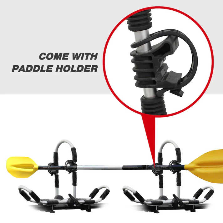 Foldable Roof Rack Carrier - Universal 2-in-1 Aluminum | Black