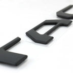Matte Black Decal Plastic Tailgate Letter ABS Inserts - Tacoma