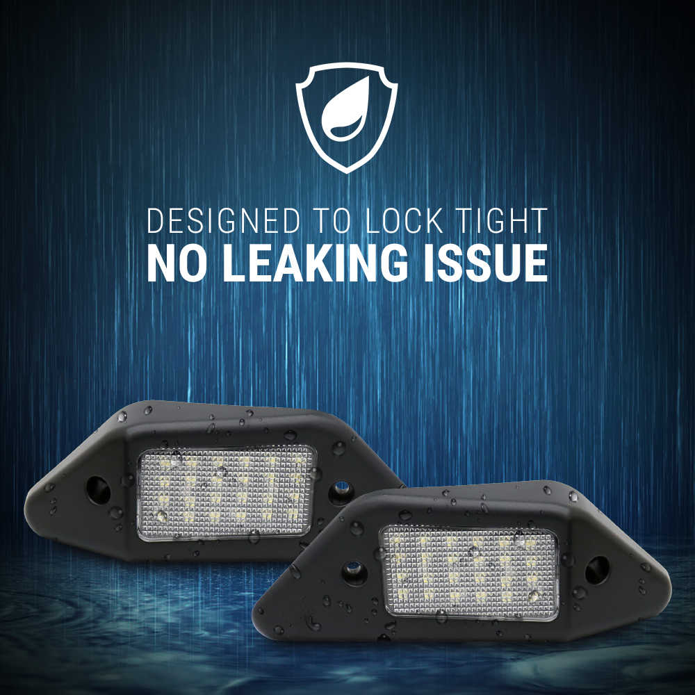 Waterproof LED side marker lights for trucks, no leaking issue, designed to lock tight