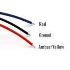 2 PCS - LED Side Marker Warning Lights Red-Amber Dual Color