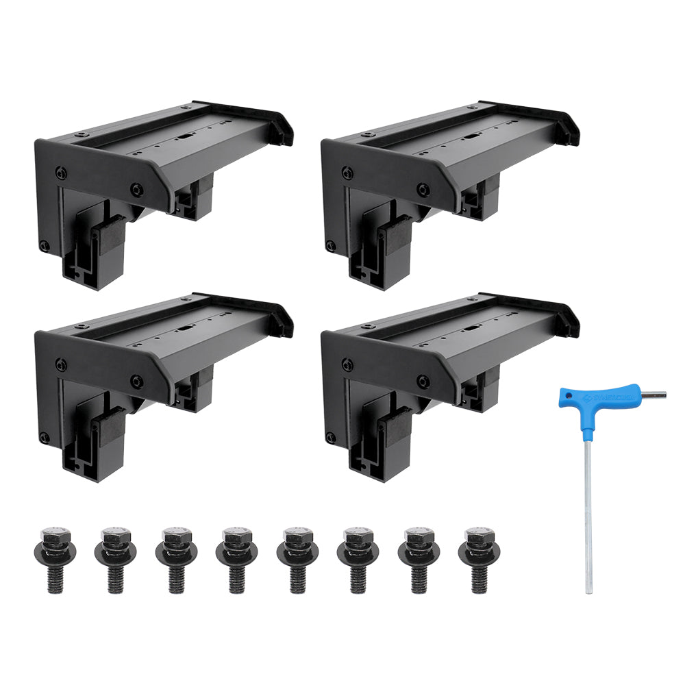4 Sets of Truck Bed Adaptor Kit for Aluminum Ladder Rack