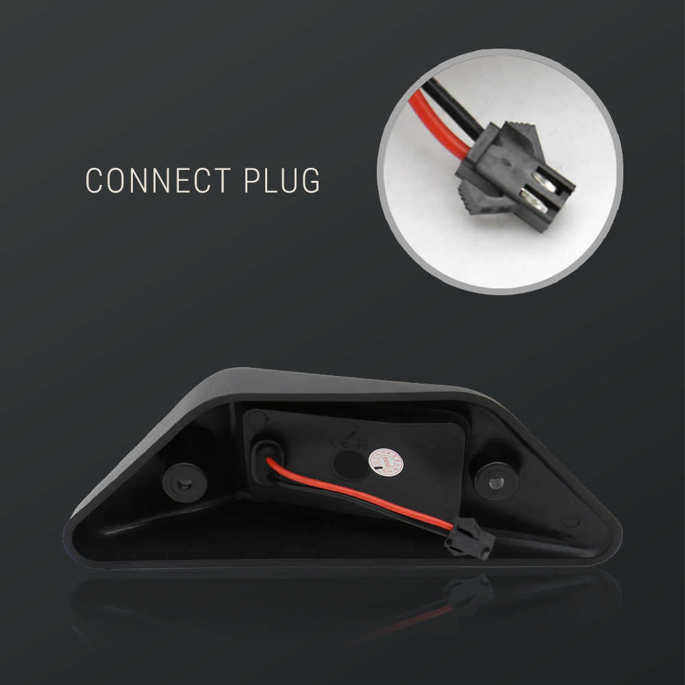 LED light bar with connect plug, red and black wires, for truck or SUV accessories