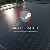 Anti-Scratch logo on a car surface with text 'High Quality Durable Materials'.