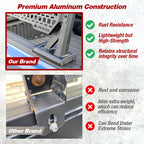 Bolt-On Universal Aluminum Fully Adjustable Truck Bed Ladder Rack