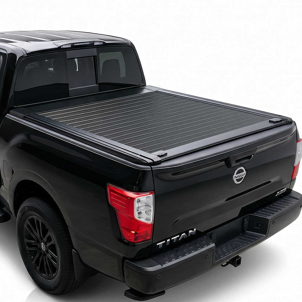 Nissan Titan MR Retractable Tonneau Cover w/Double T-Slot