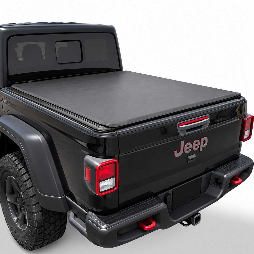 Jeep Gladiator Soft Roll-Up with T-Slot Rails Tonneau Cover