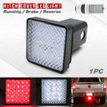 2" Red/White LED Tow Hitch Cover Light for Truck/SUV- Running, Brake, Reverse
