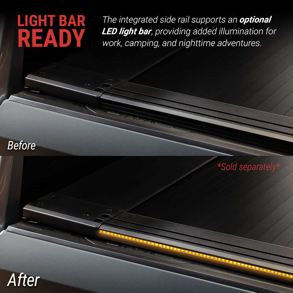 Upgraded Nissan Frontier MR PRO Retractable Tonneau Cover