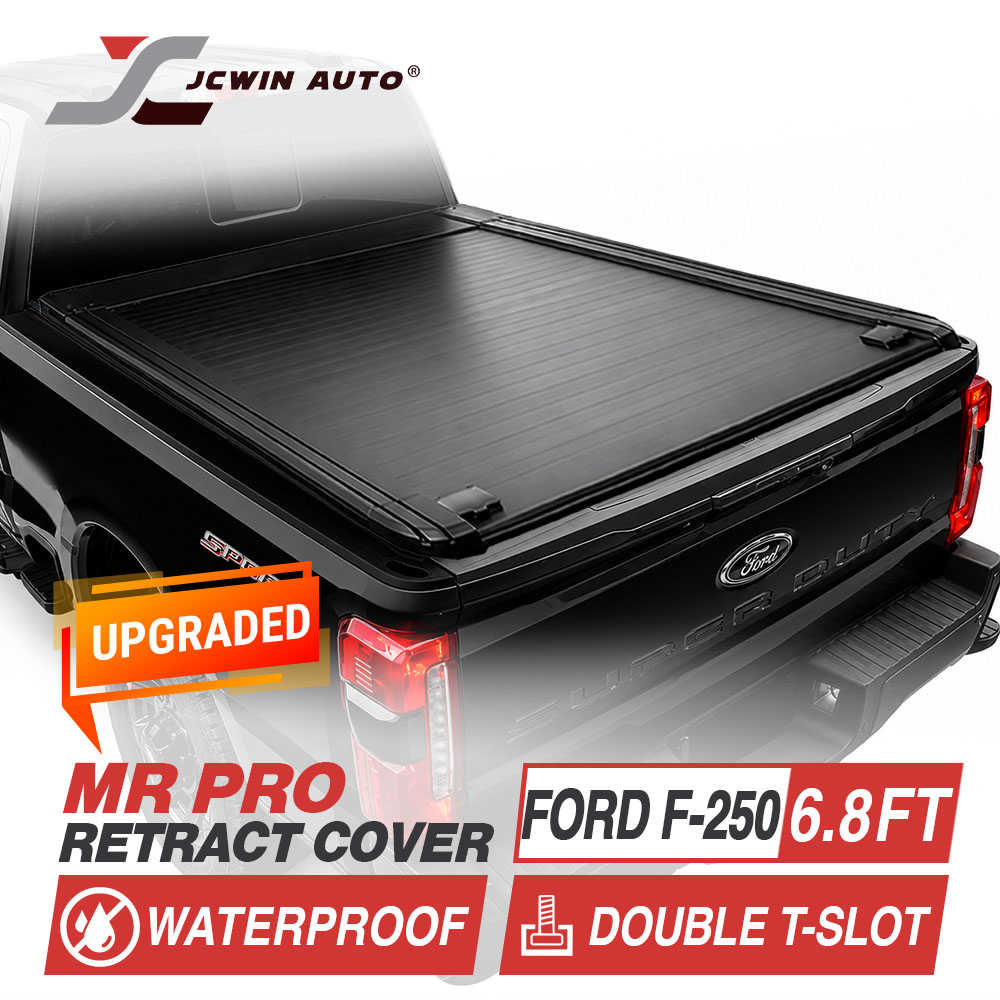 Ford F-250/F-350 MR PRO Retractable Aluminum Tonneau Cover Upgraded