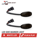 Ford F-150 Raptor Side Marker White LED Turn Signal Lights Smoked Lens