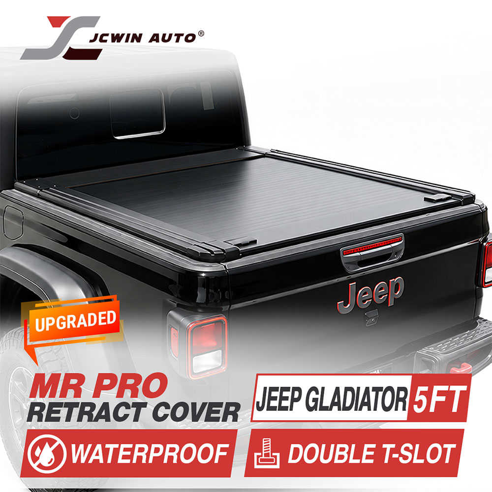 Jeep Gladiator 5ft MR PRO Retractable Aluminum Tonneau Cover
