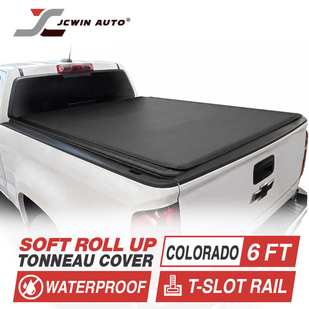 Chevrolet Colorado Soft Roll-Up with T-Slot Rails Tonneau Cover