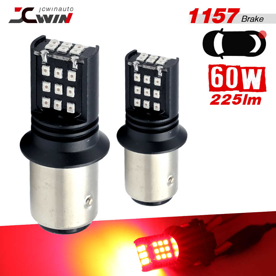 Single Color LED Light Bulbs - White / Red / Yellow - 24 SMDs - 3157 / 7443 / 1157