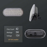 42-LED 3W 12V DOT SAE compliant truck side marker light for Ford Ram Tacoma Tundra Silverado