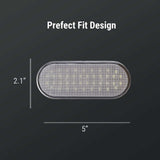 5-inch LED side marker light with perfect fit design, 2.1 inches high, for trucks like F-150, Ram, Silverado