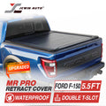 Ford F-150 MR PRO Retractable Tonneau Cover w/Double T-Slot Upgraded